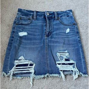 Never worn AE jean skirt!